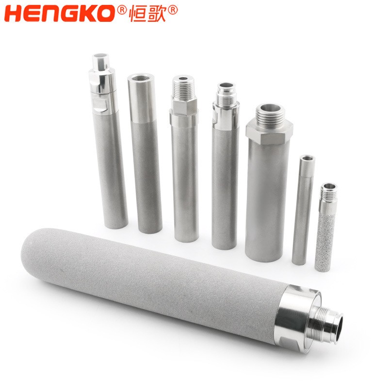 不銹鋼螺紋粉末燒結(jié)濾芯微米級高精度316